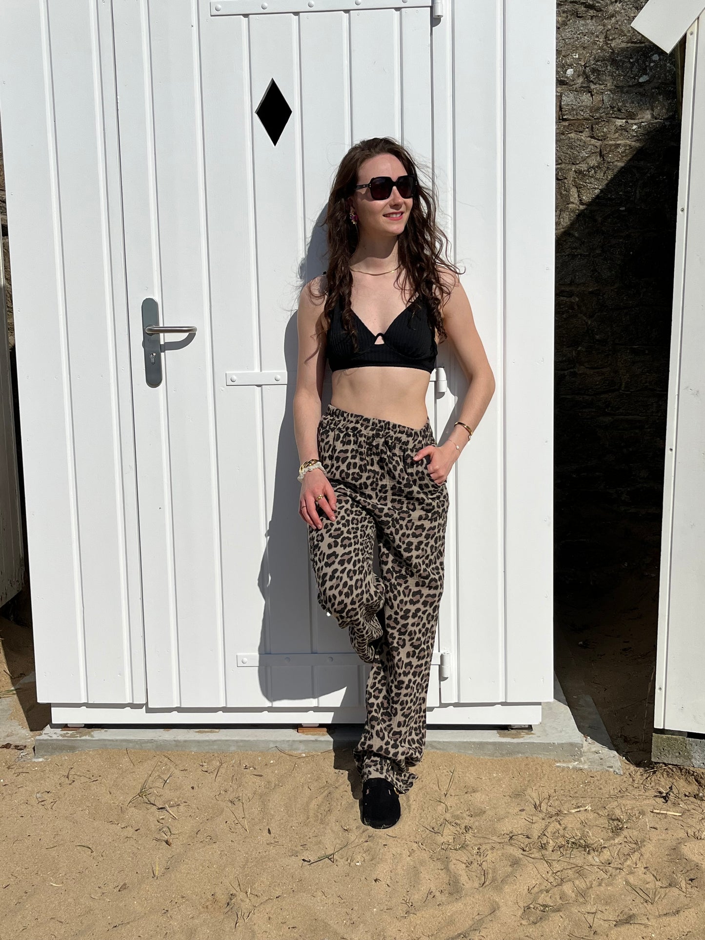 Pantalon Sandy léopard