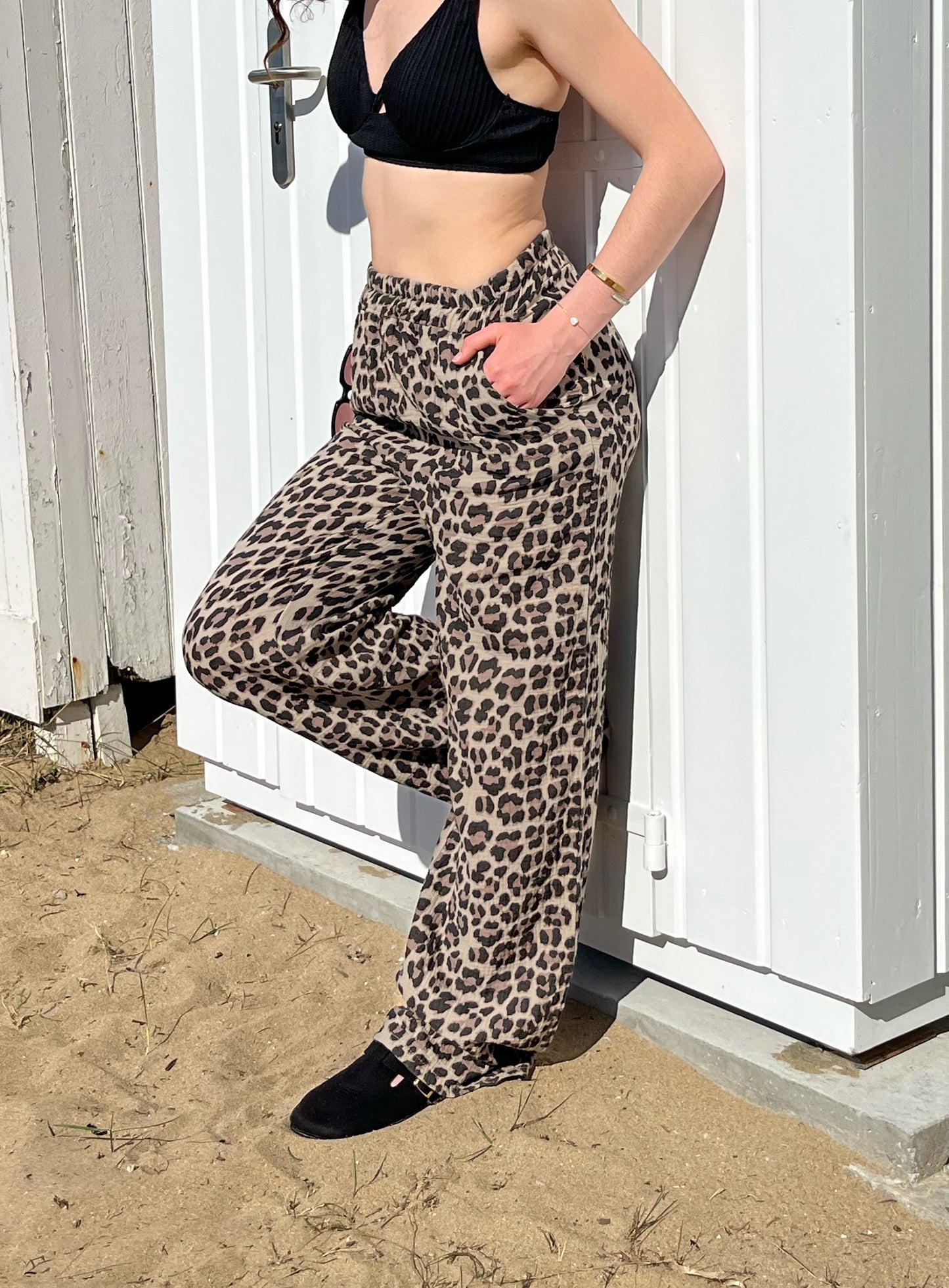 Pantalon Sandy léopard