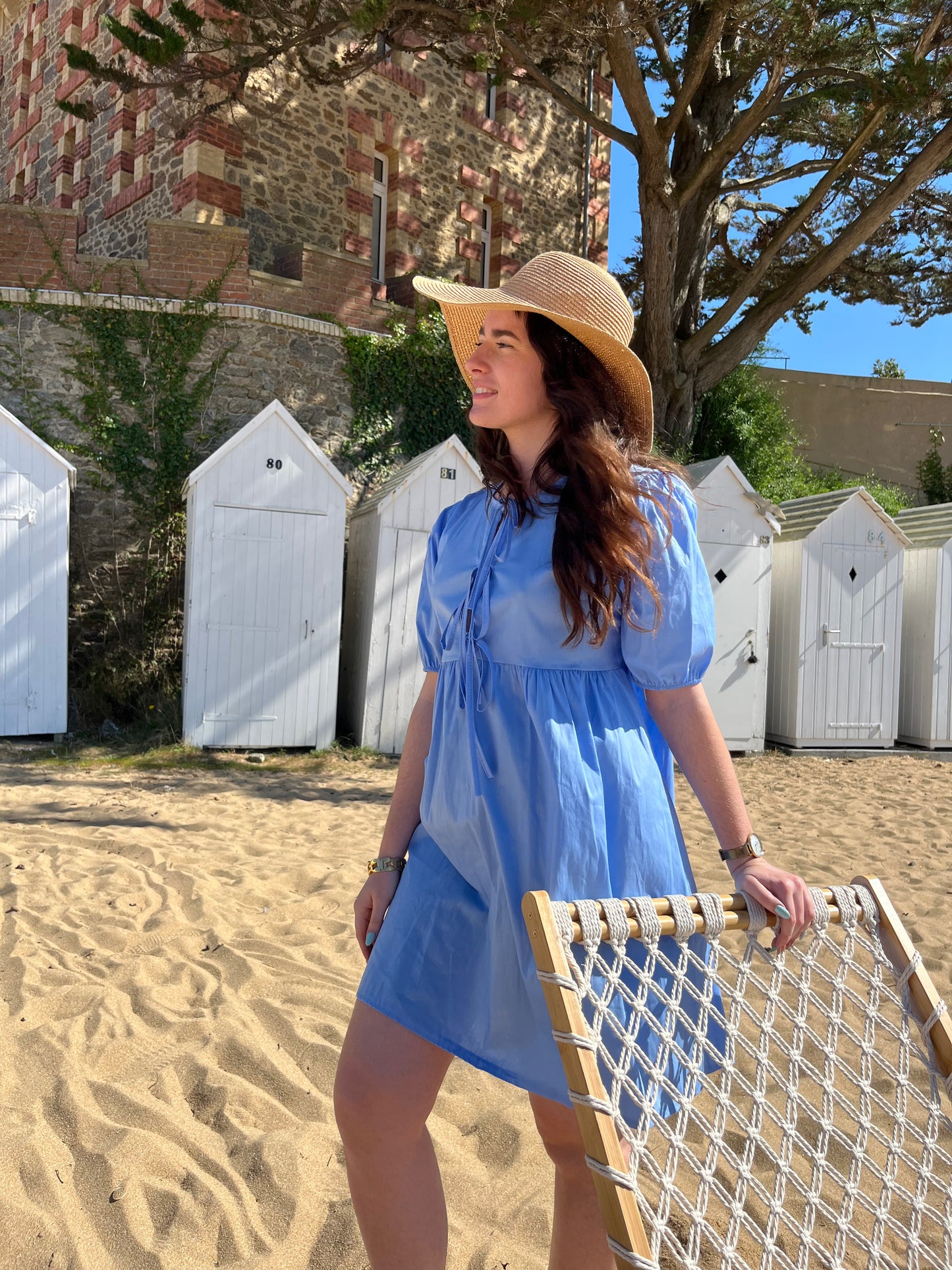 Robe barbie bleue