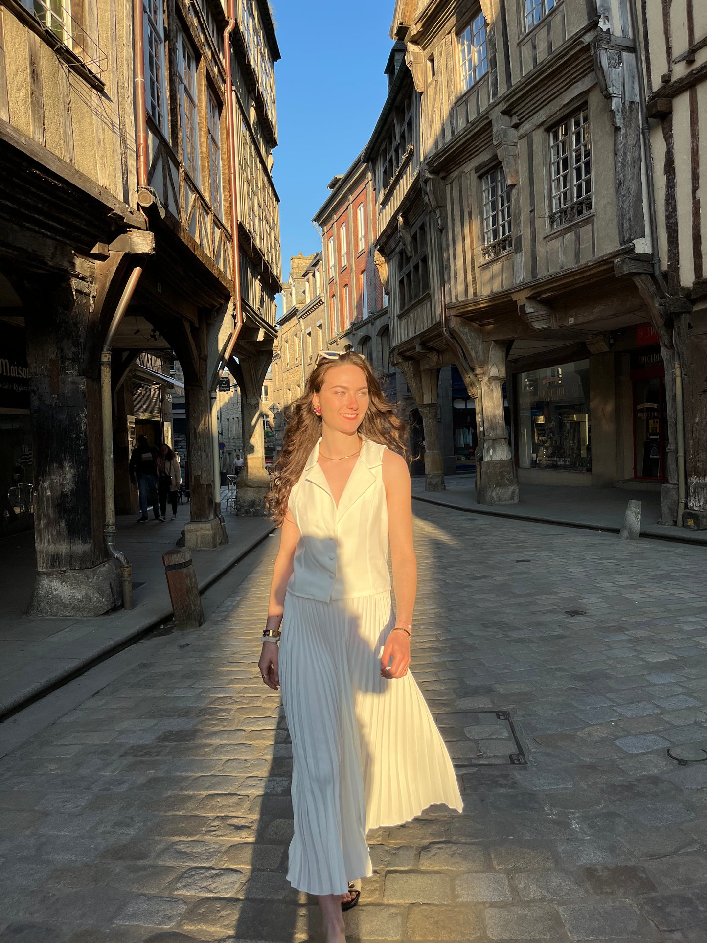 Ensemble parisienne blanc