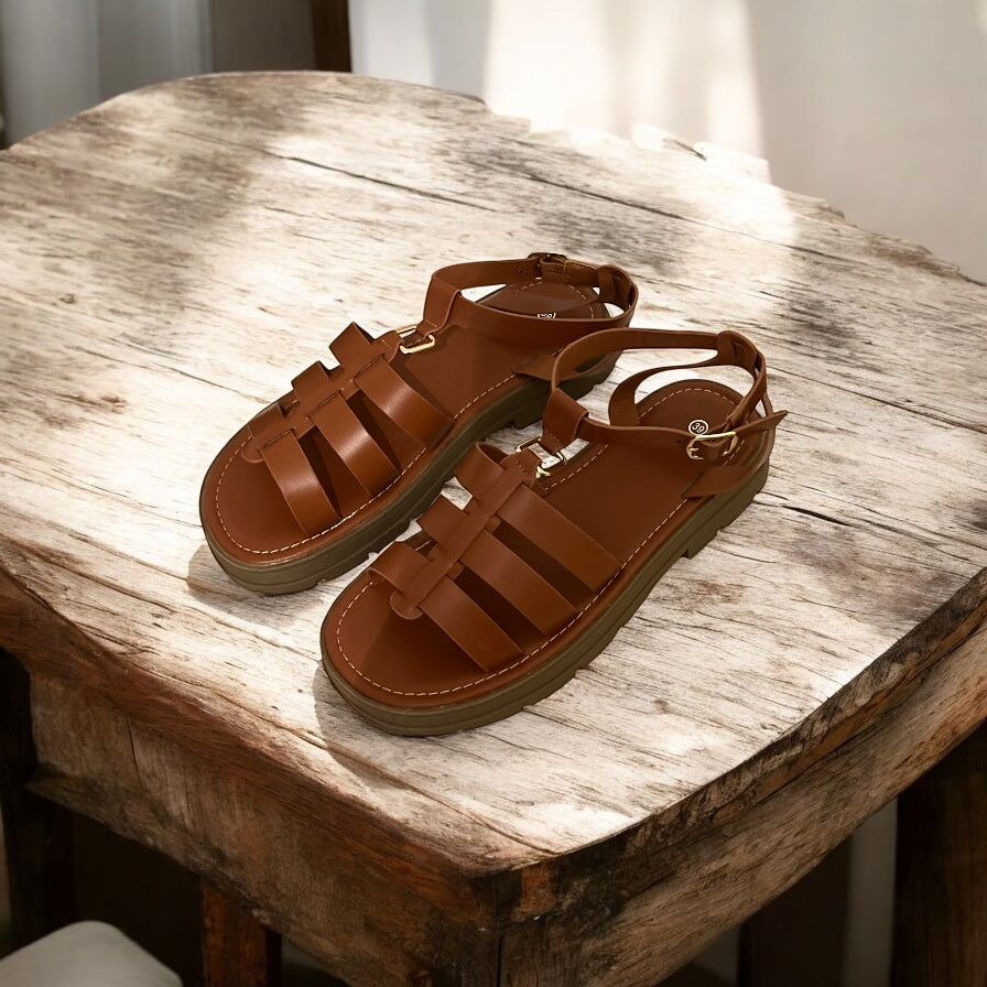 Sandales La Valette marron
