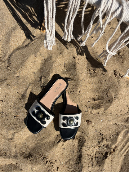 Claquettes Céline noires