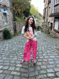 Pantalon Alma rose