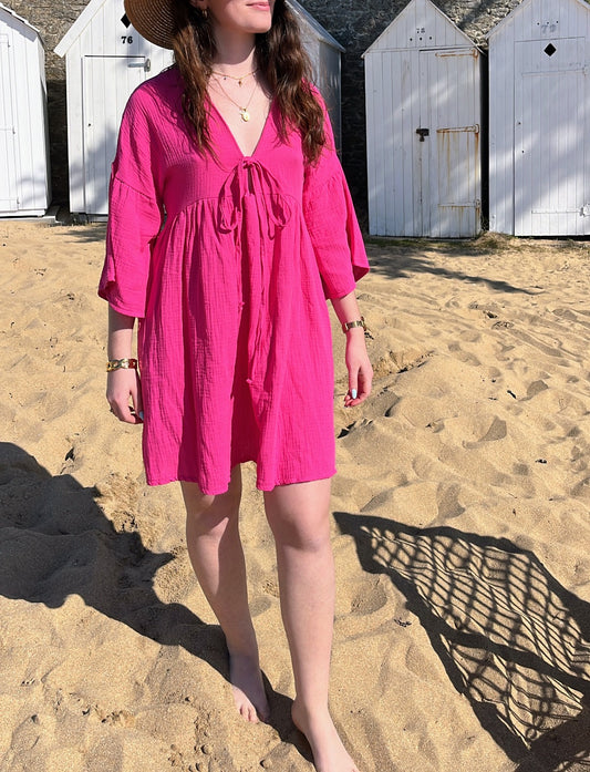 Robe Cléo rose