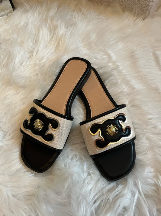 Claquettes Céline noires