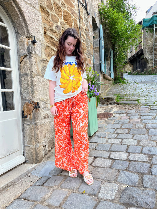 Pantalon Alma orange