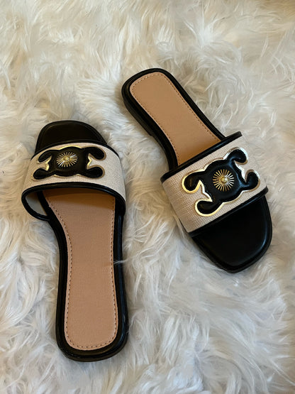 Claquettes Céline noires