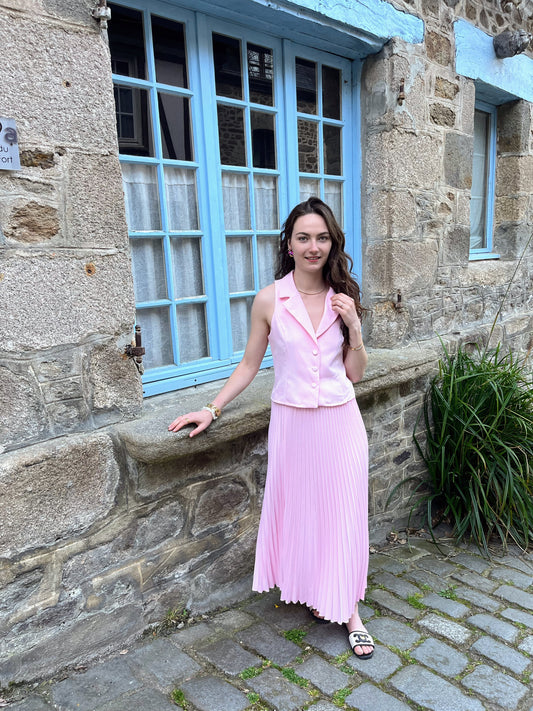 Ensemble parisienne rose