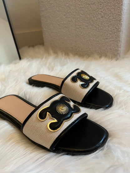 Claquettes Céline noires