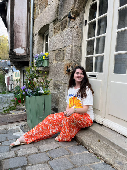 Pantalon Alma orange