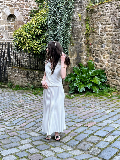 Ensemble parisienne blanc