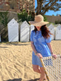 Robe barbie bleue