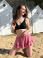 Jupe short Salina rose