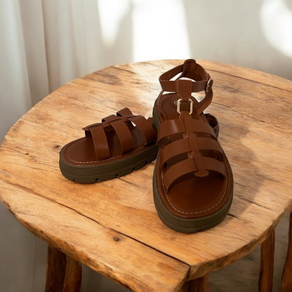 Sandales La Valette marron